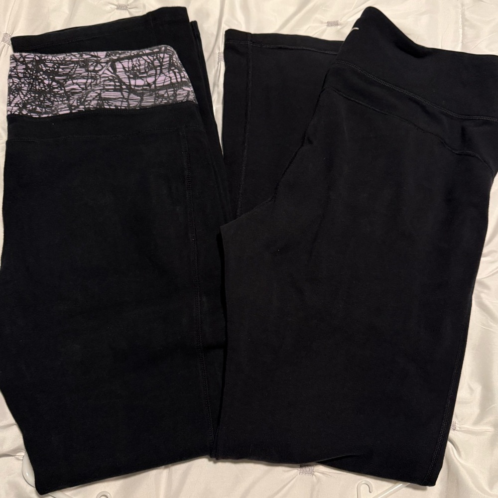 Old Navy wide leg yoga leggings - set of two